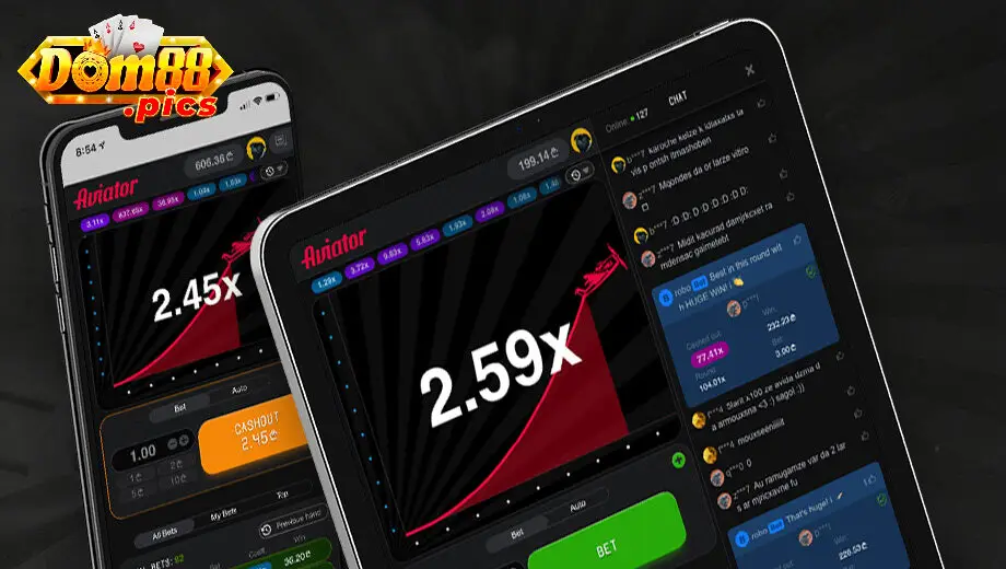 Khám phá trò chơi Aviator dom88 – Trải nghiệm mới mẻ và hấp dẫn 2 Lối chơi đơn giản , dễ dàng tiếp cận.